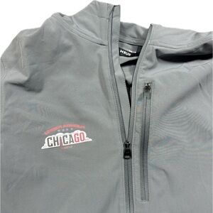 Mens Under Armour Fitted Cold Gear Gray Chicago Jacket Size Small